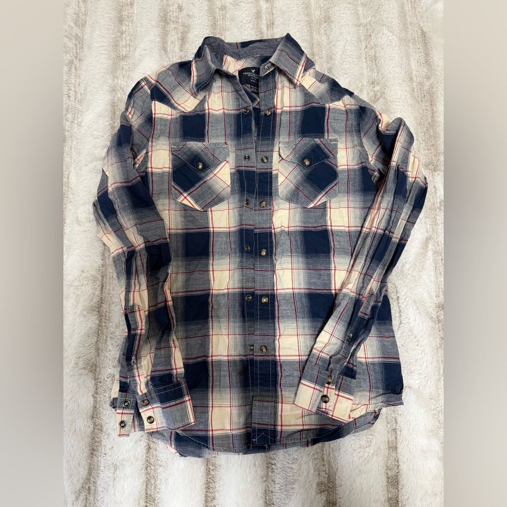American Eagle - Plaid Shirt - XS